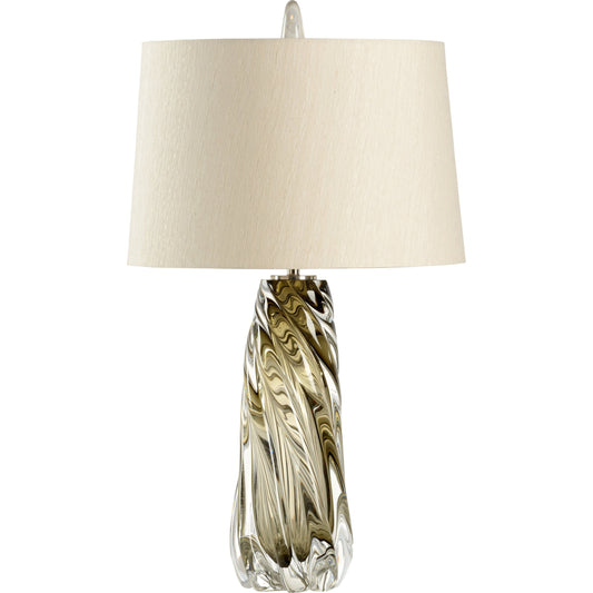 Norah Lamp by Frederick Cooper in green, clear. Made from glass in a modern style.