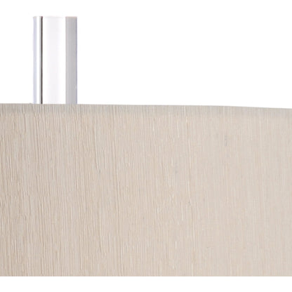 Leclair Lamp by Wildwood in natural white, antique brass. Made from alabaster in a coastal style.