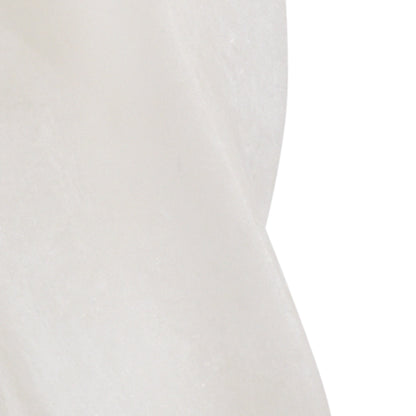 Leclair Lamp by Wildwood in natural white, antique brass. Made from alabaster in a coastal style.