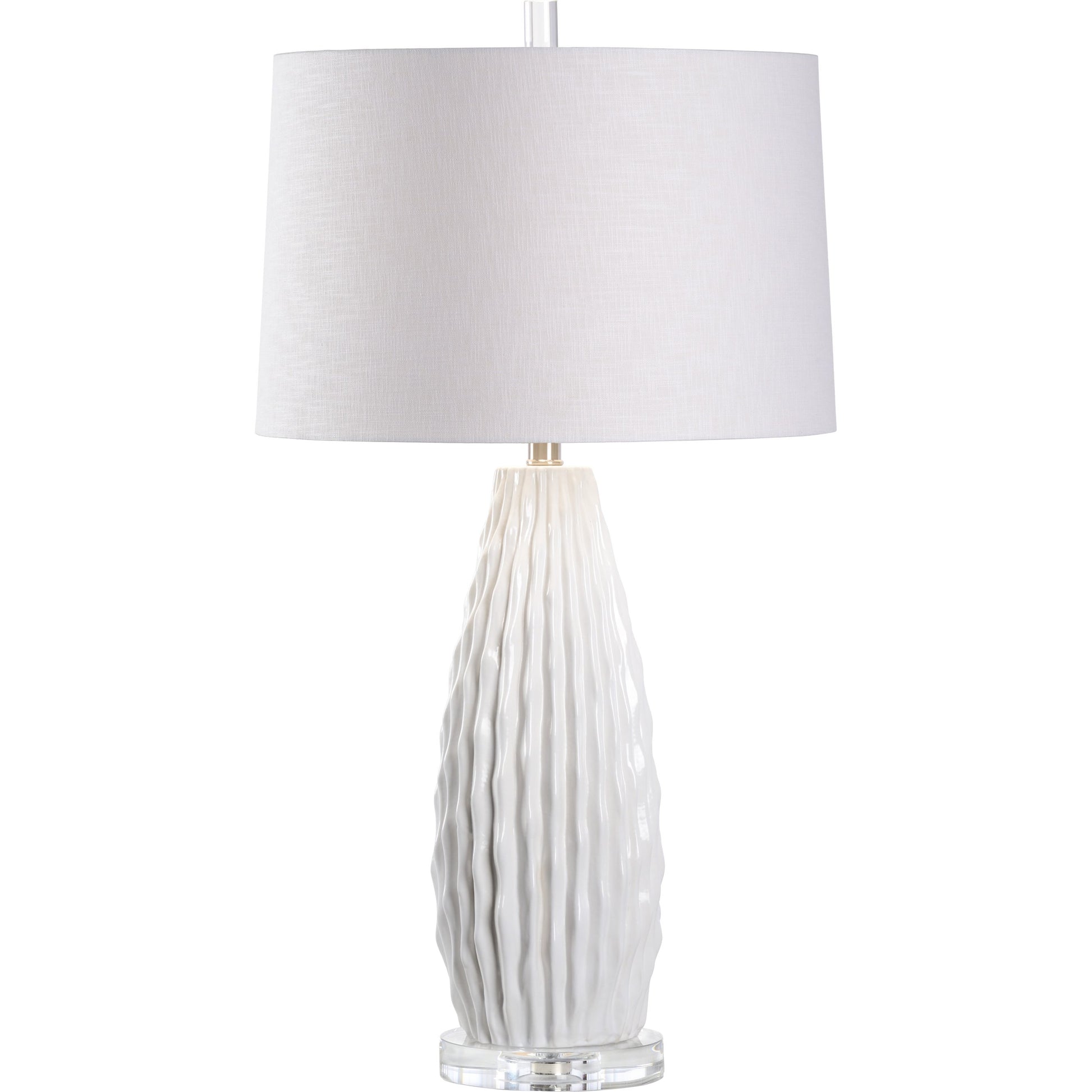 Saguaro Lamp by Wildwood. Made from ceramic in a coastal style.