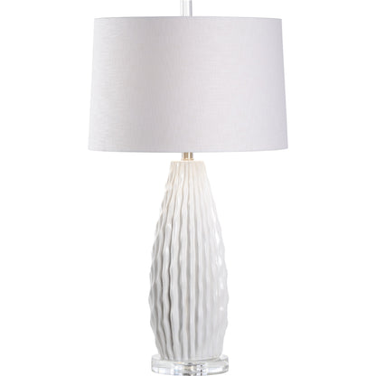 Saguaro Lamp by Wildwood. Made from ceramic in a coastal style.