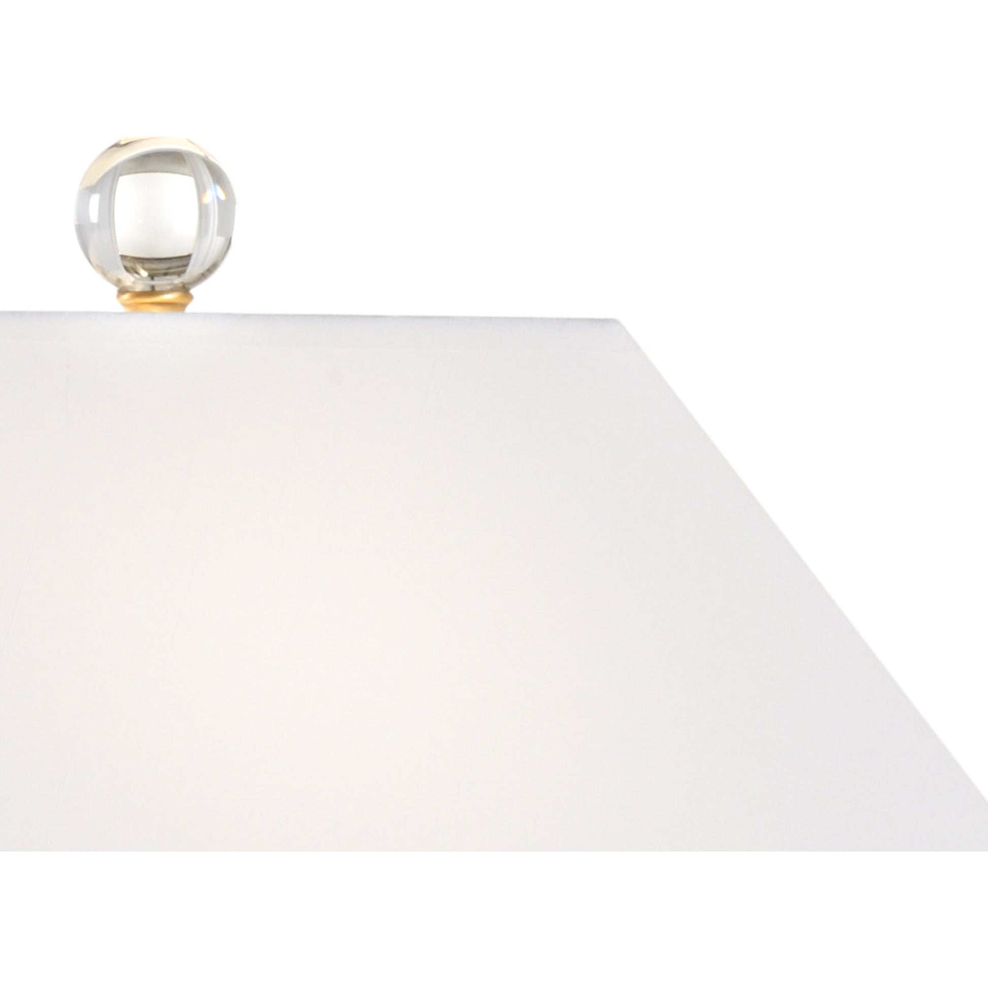 Chess Court Lamp by Wildwood in clear, antique. Made from crystal, brass in a modern style.