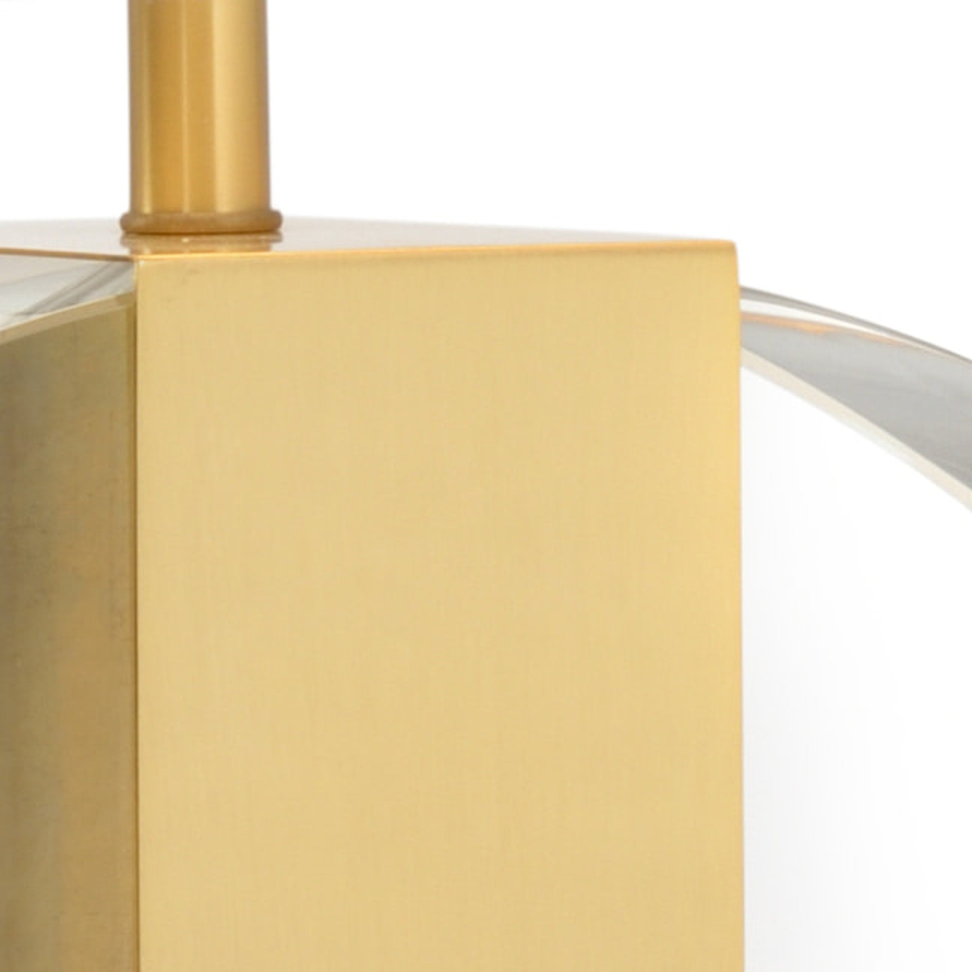 Chess Court Lamp by Wildwood in clear, antique. Made from crystal, brass in a modern style.