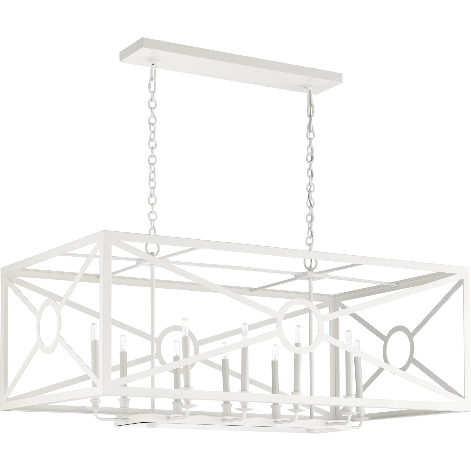 Chilton Grove Chandelier by Wildwood in polished nickel. Made from metal in a transitional style.