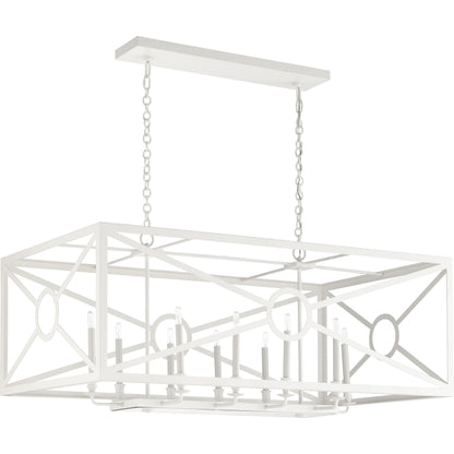 Chilton Grove Chandelier by Wildwood in polished nickel. Made from metal in a transitional style.