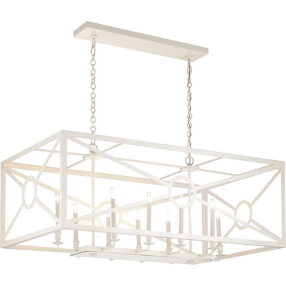 Chilton Grove Chandelier by Wildwood in polished nickel. Made from metal in a transitional style.