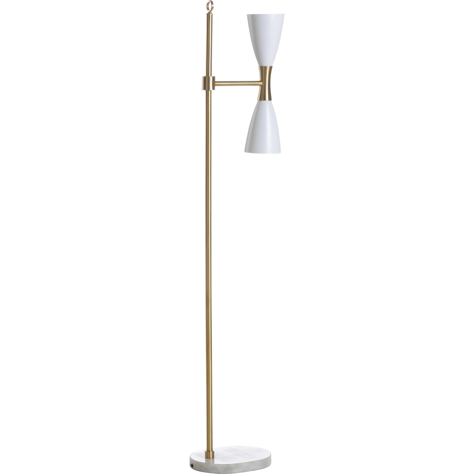 Ada Floor Lamp by Wildwood in antique, white, natural white. Made from unique in a modern style.