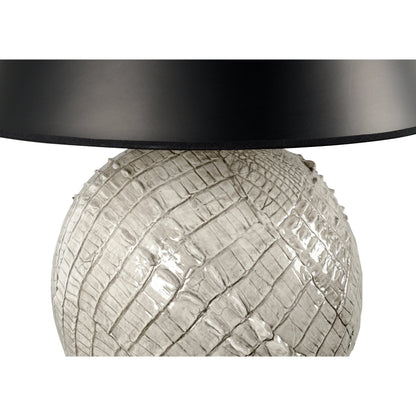 Ally  Lamp by Wildwood in cream, gray glaze. Made from unique in a modern style.