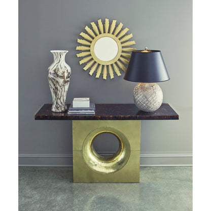 Ally  Lamp by Wildwood in cream, gray glaze. Made from unique in a modern style.