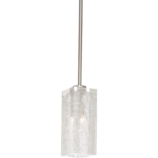 Lucallan Pendant by Wildwood in silver. Made from iron/acrylic in a modern style.