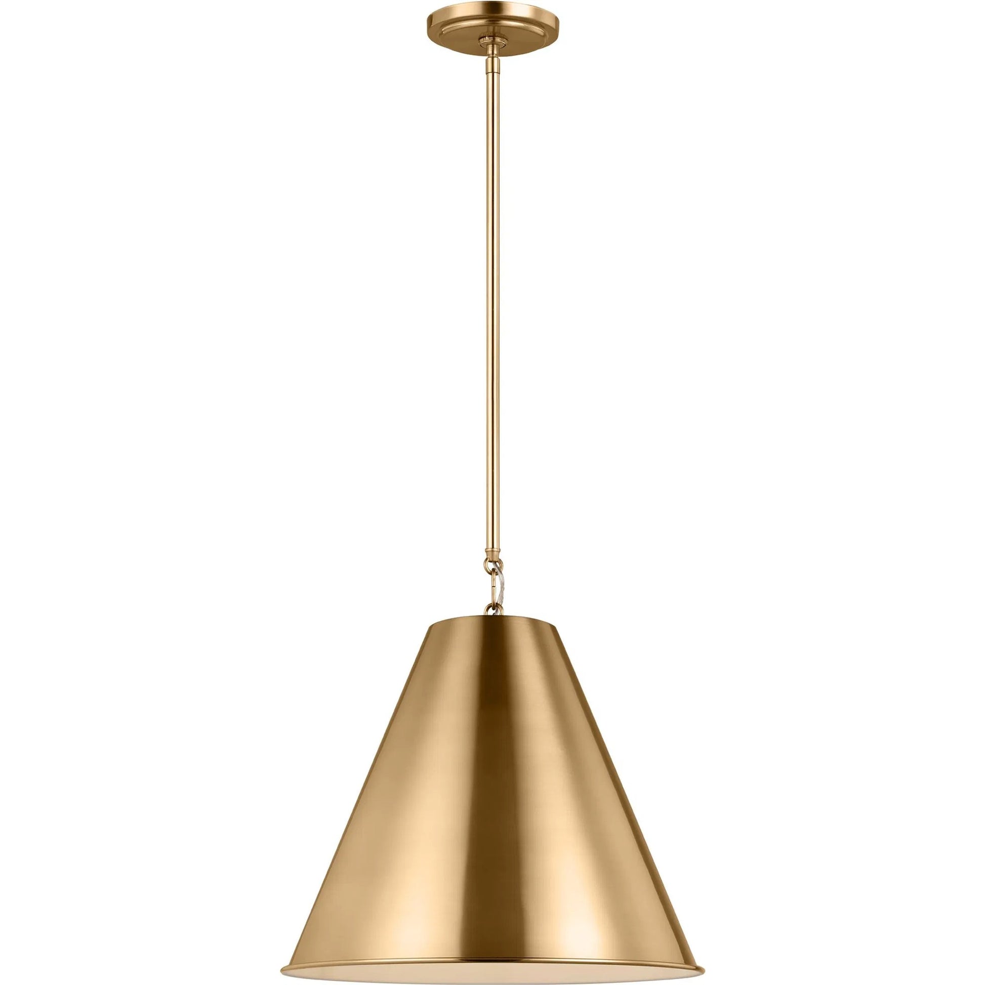 Gordon One Light Small Pendant by Visual Comfort & Co.. Made from steel in a modern style.