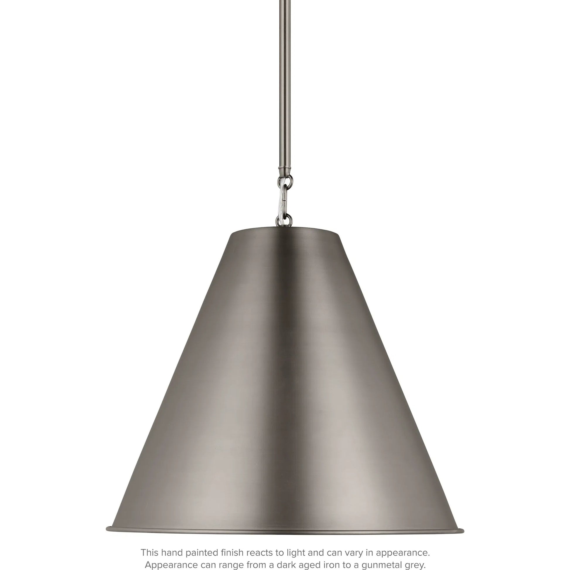 Gordon One Light Small Pendant by Visual Comfort & Co.. Made from steel in a modern style.