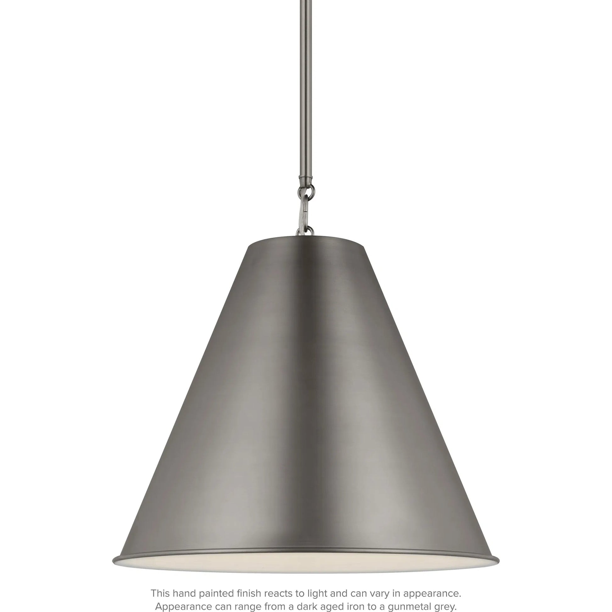 Gordon One Light Small Pendant by Visual Comfort & Co.. Made from steel in a modern style.
