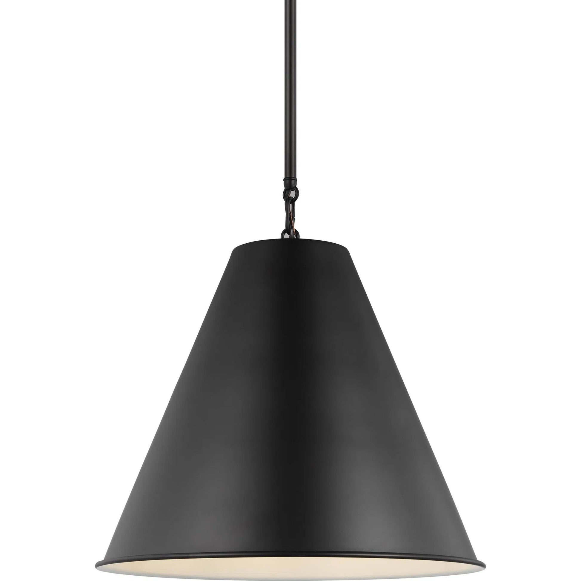 Gordon One Light Small Pendant by Visual Comfort & Co.. Made from steel in a modern style.