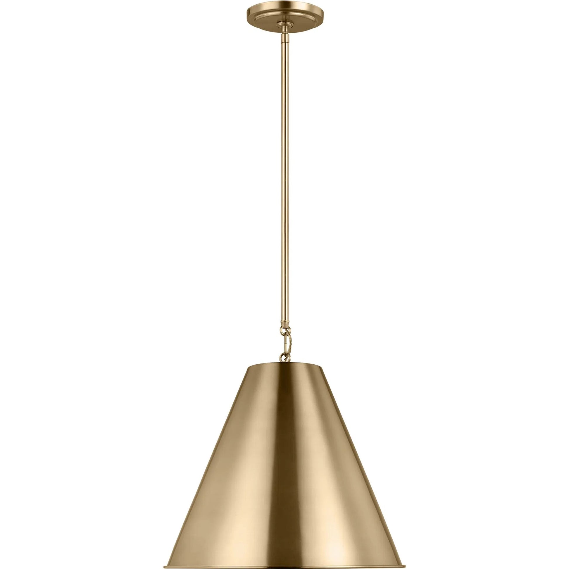 Gordon One Light Small Pendant by Visual Comfort & Co.. Made from steel in a modern style.