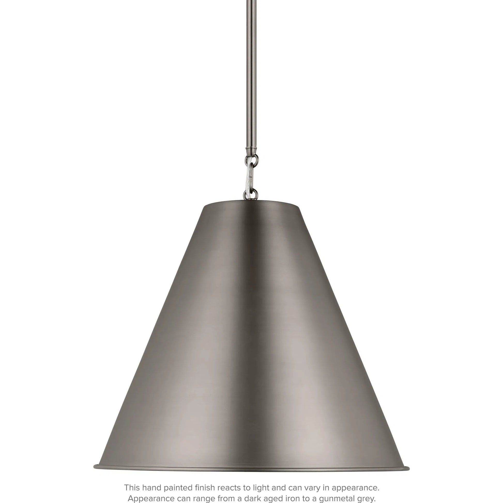 Gordon One Light Small Pendant by Visual Comfort & Co.. Made from steel in a modern style.