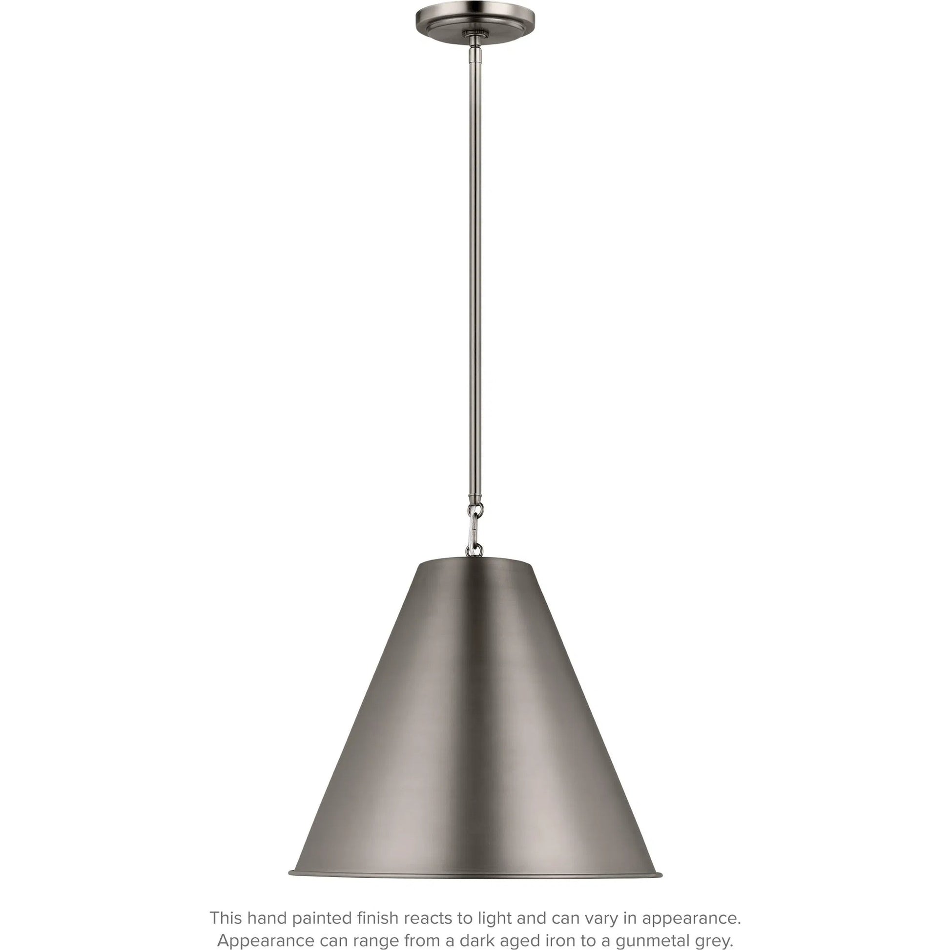 Gordon One Light Small Pendant by Visual Comfort & Co.. Made from steel in a modern style.