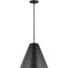 Gordon One Light Small Pendant by Visual Comfort & Co.. Made from steel in a modern style.