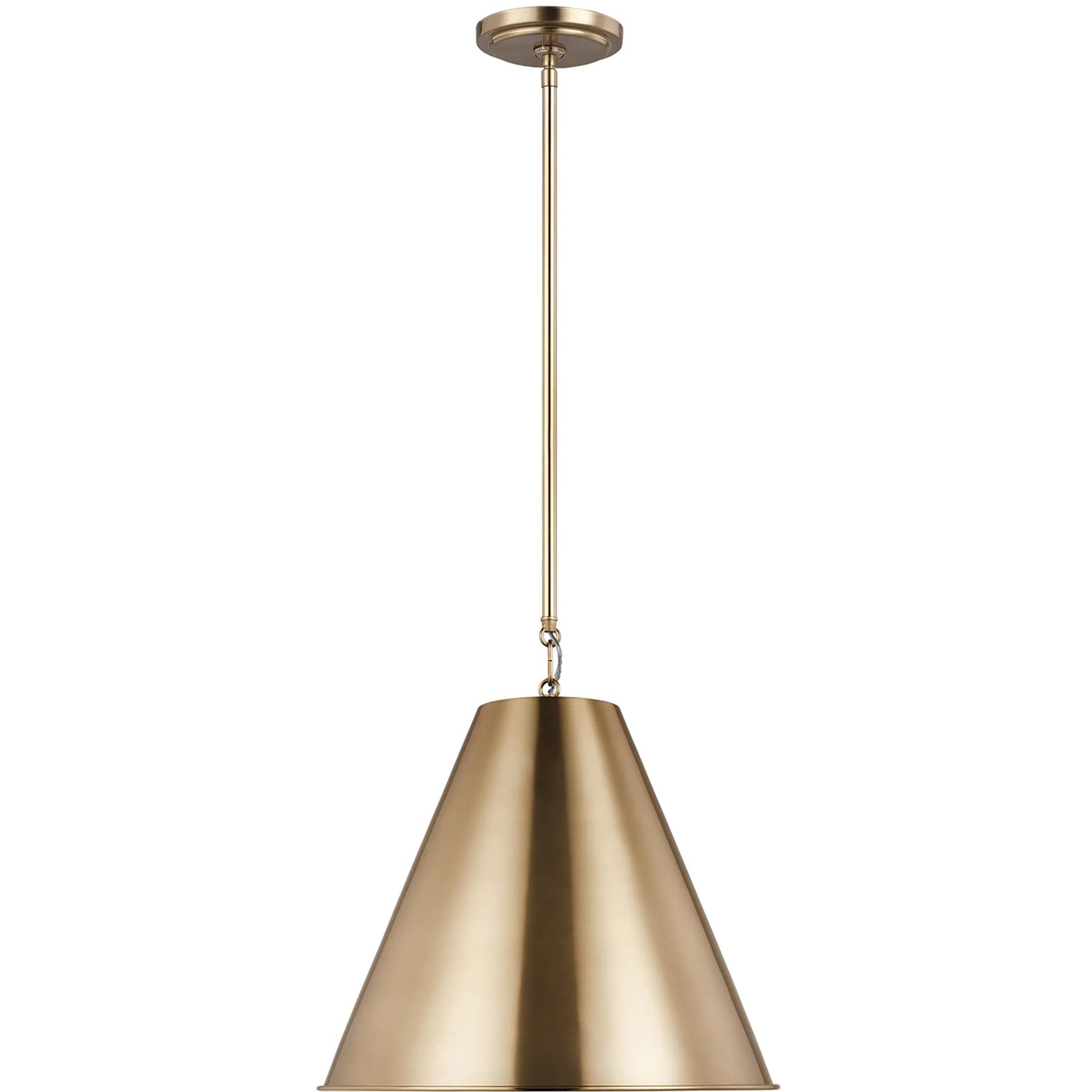 Gordon One Light Small Pendant by Visual Comfort & Co.. Made from steel in a modern style.