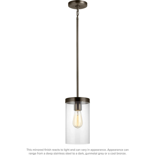 Zire One Light Pendant by Visual Comfort & Co.. Made from steel in a unique style.