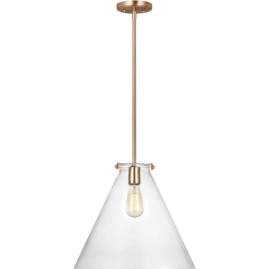Kate One Light Cone Pendant by Visual Comfort & Co.. Made from steel in a unique style.