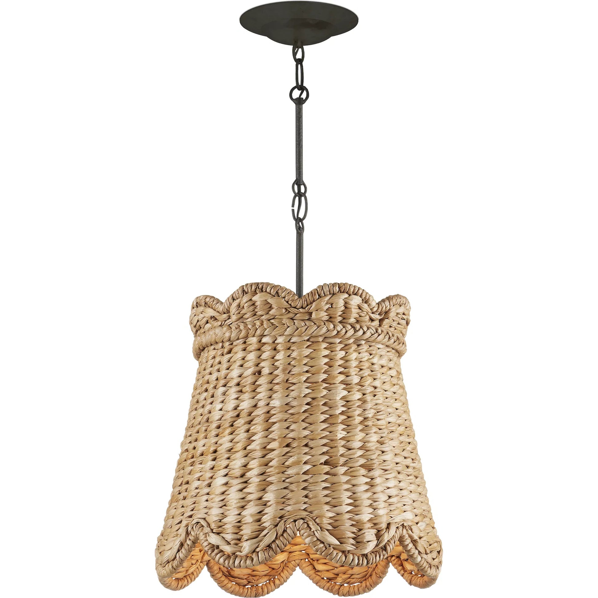 Annabelle Pendant by Currey and Company. Made from wrought iron in a cottage & farmhouse style.