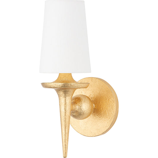 002 None | Unknown | Torch Wall Sconce by Hudson Valley. Made from steel in a traditional style.