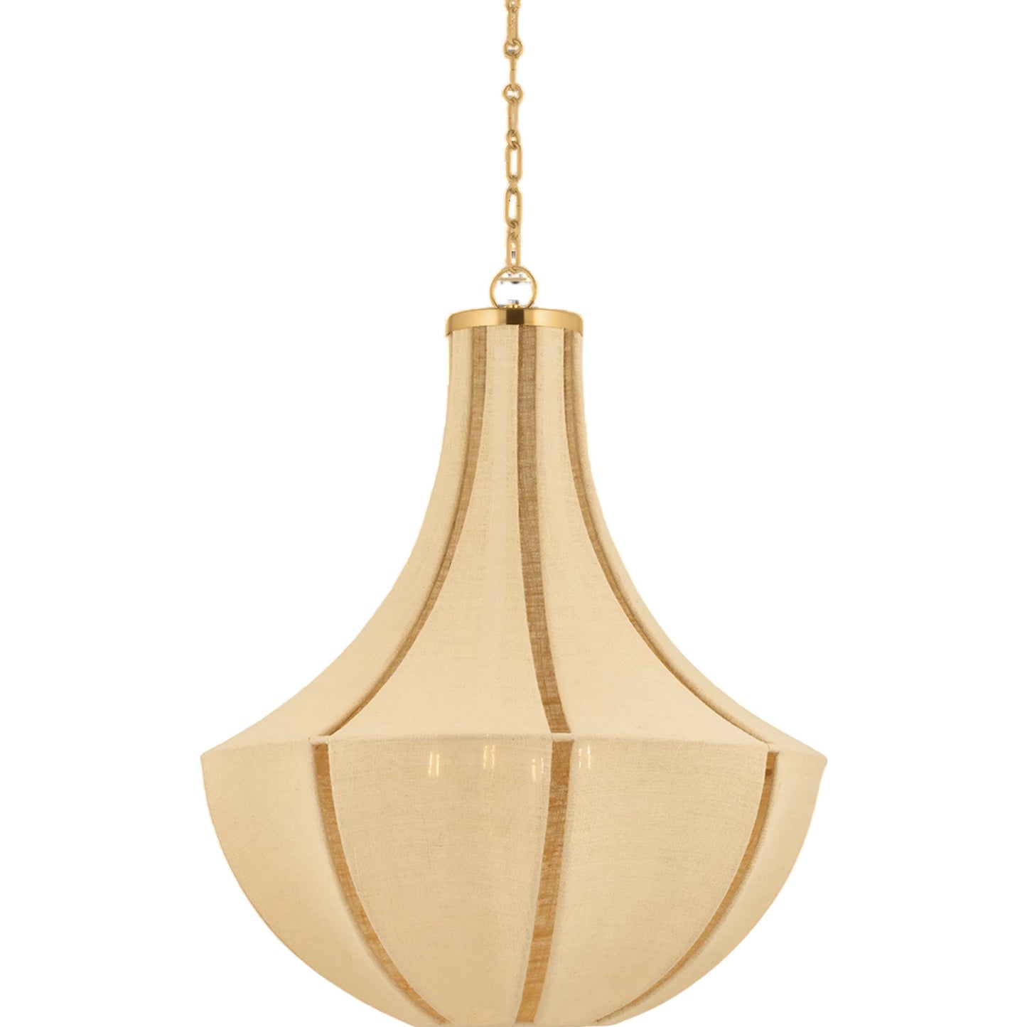 002 SI-2388150 | Primary Silo | Cascade Lake Pendant by Hudson Valley in aged brass. Made from natural woven in a modern style.