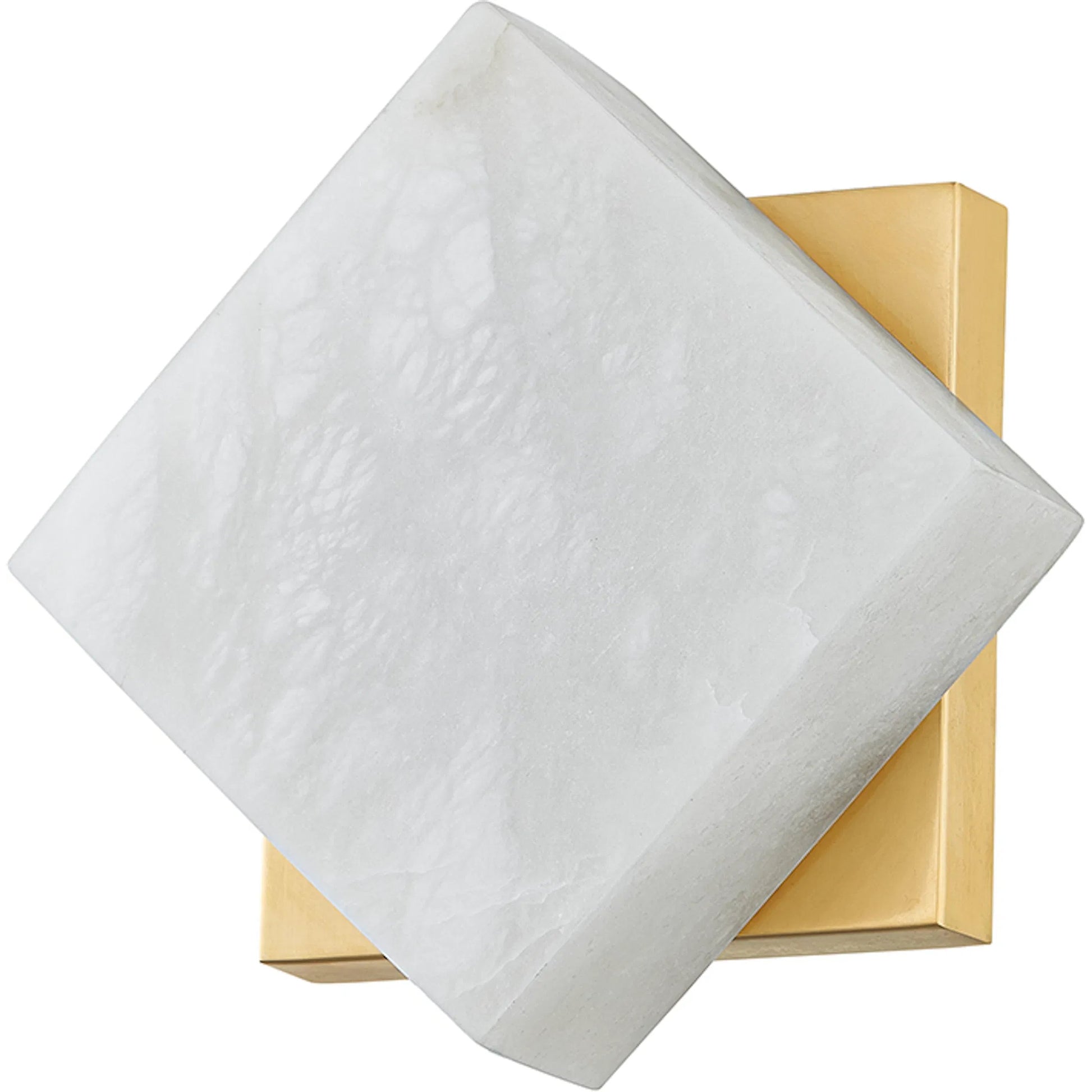 Brockton 1 Light Wall Sconce by Hudson Valley in aged brass. Made from brass in a modern style.