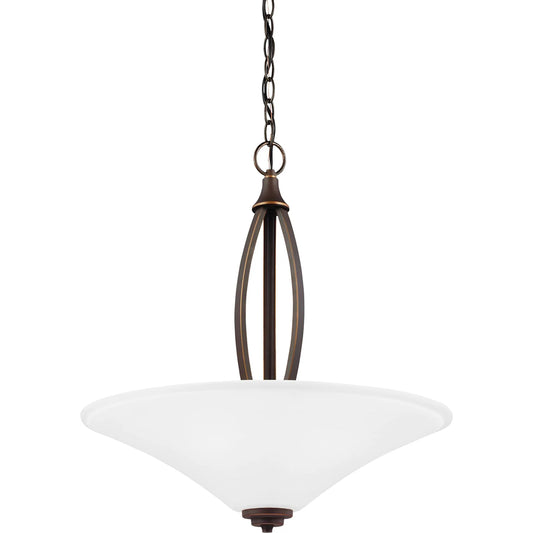 Metcalf Three Light Pendant by Visual Comfort & Co.. Made from steel in a unique style.