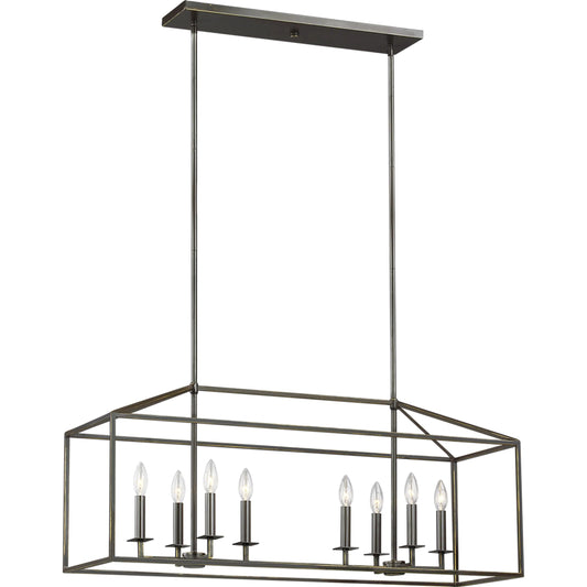 Perryton Eight Light Island Pendant by Visual Comfort & Co.. Made from steel in a unique style.