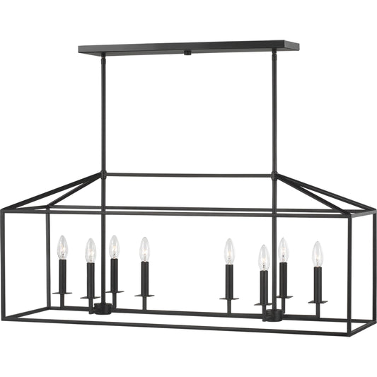 Perryton Eight Light Island Pendant by Visual Comfort & Co.. Made from steel in a unique style.
