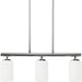 Oslo Three Light Island Pendant by Visual Comfort & Co.. Made from steel in a unique style.