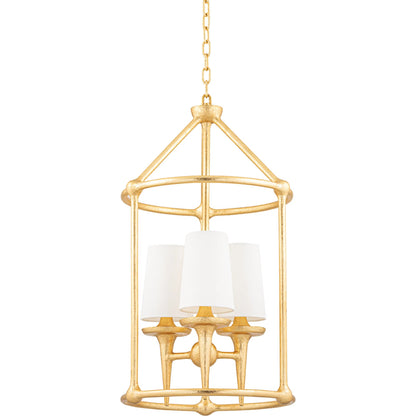 Torch Chandelier by Hudson Valley. Made from steel in a traditional style.