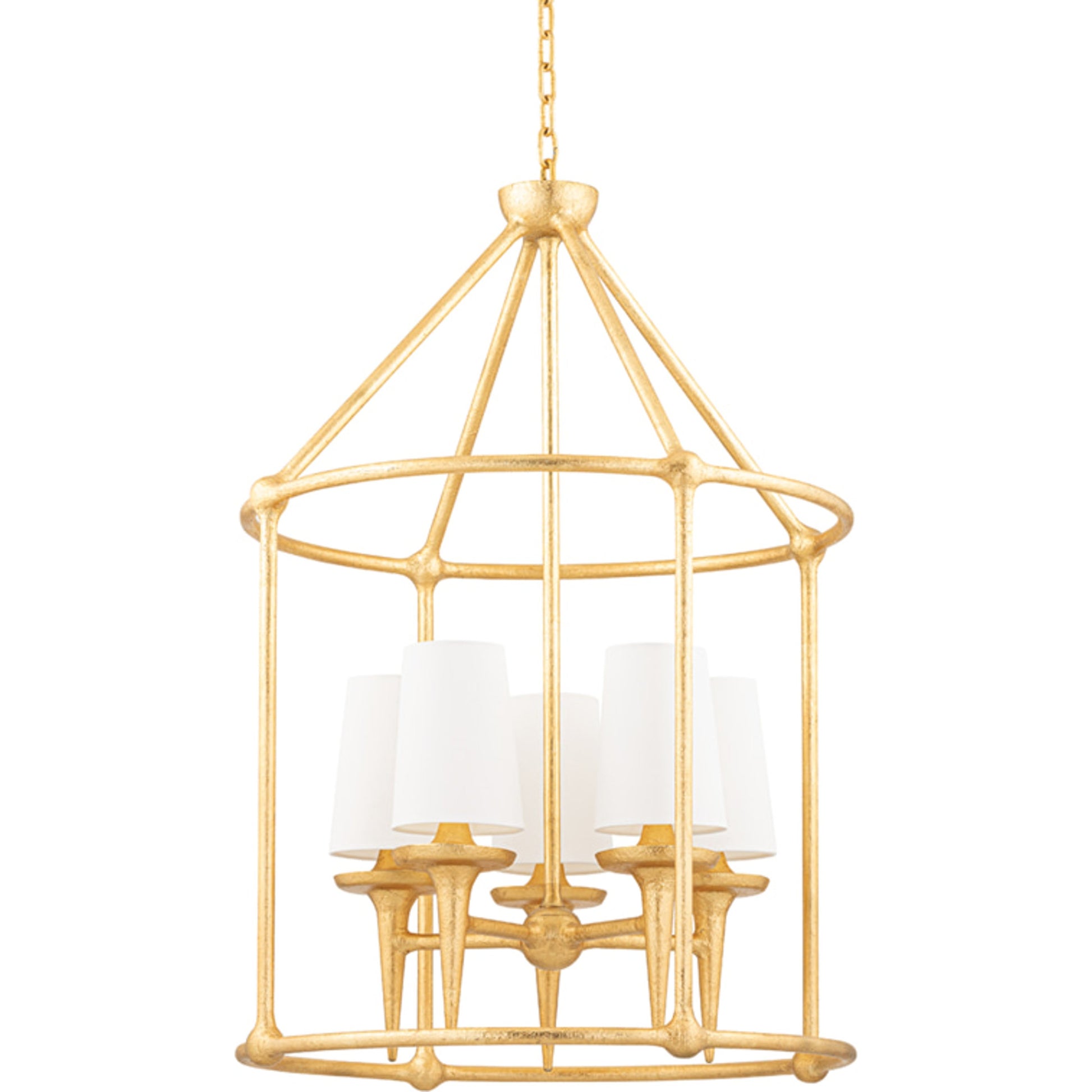 Torch Chandelier by Hudson Valley. Made from steel in a traditional style.