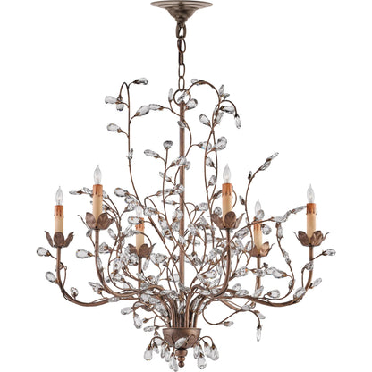 Crystal Bud Chandelier by Currey and Company. Made from unique in a traditional style.