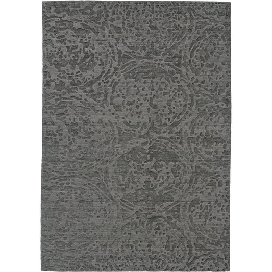 Leilani Rug - 6447F by Feizy in gray. Made from viscose in a unique style.
