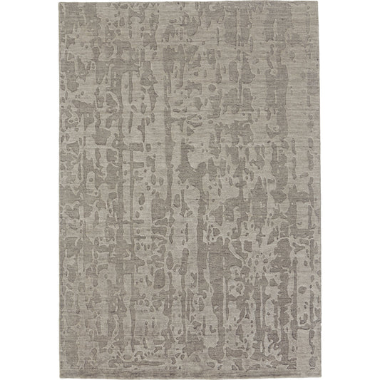 Leilani Rug - 6448F by Feizy in taupe. Made from viscose in a unique style.
