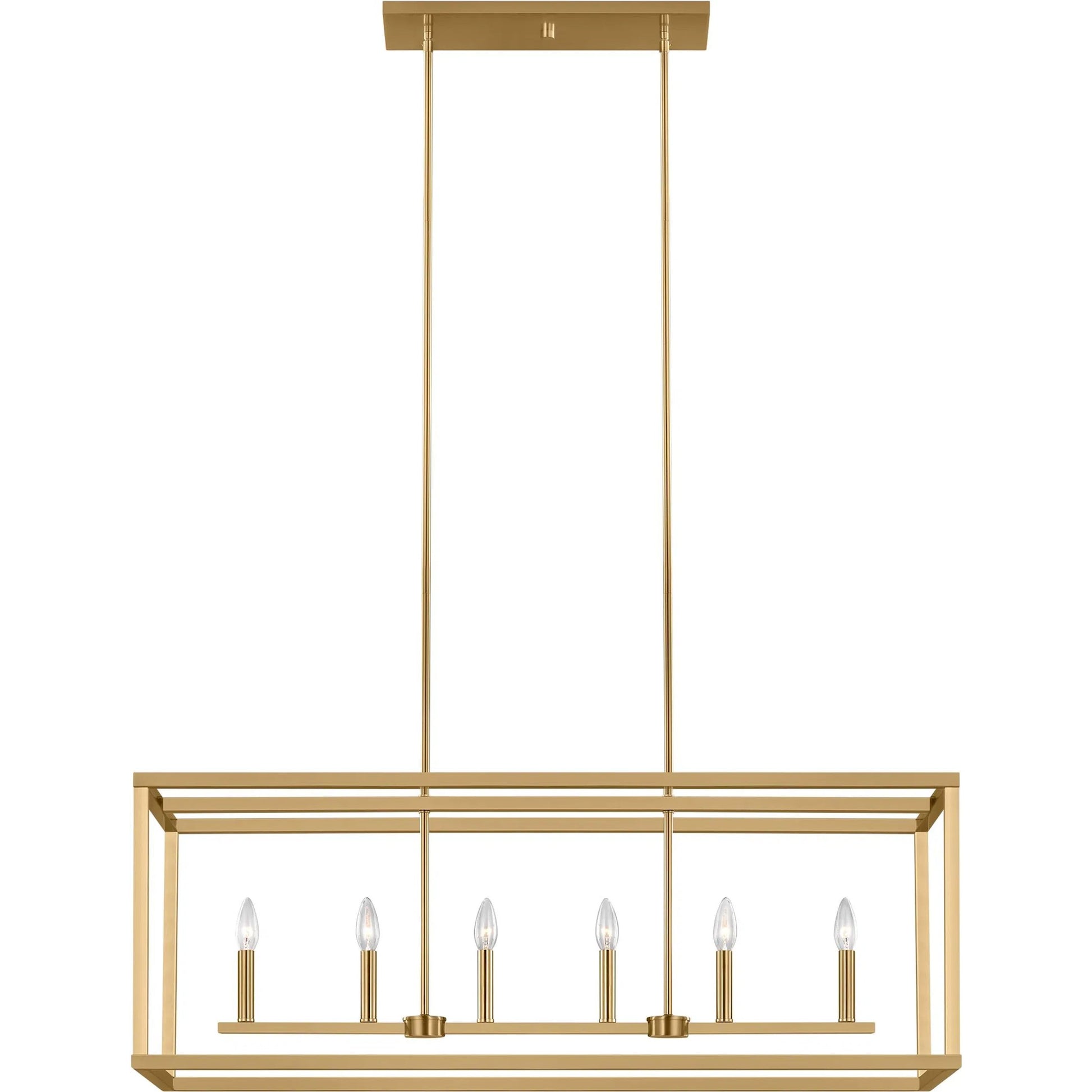 Moffet Street Six Light Island Pendant by Visual Comfort & Co.. Made from steel in a unique style.