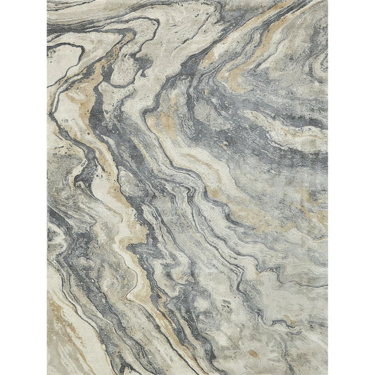 001 SI-2384804,SI-2384805 | Primary Silo | Gianni 6648 Rug by Exquisite Rugs in gray, gold. Made from wool, bamboo silk in a unique style.