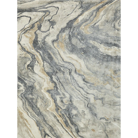 001 SI-2138691,SI-2138692,SI-2138693,SI-2138694 | Primary Silo | Gianni 6648 Rug by Exquisite Rugs in gray, gold. Made from new zealand wool, bamboo silk in a unique style.