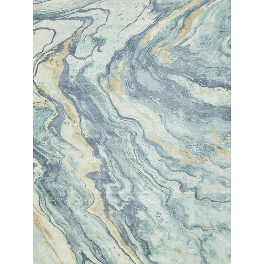 001 SI-2138695,SI-2138696,SI-2138697,SI-2138698,SI-2138699 | Primary Silo | Gianni 6649 Rug by Exquisite Rugs in blue, gold. Made from new zealand wool, bamboo silk in a unique style.