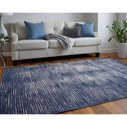 Indio Gradient & Rug - 39GXF by Feizy in blue, gray, ivory. Made from unique in a unique style.