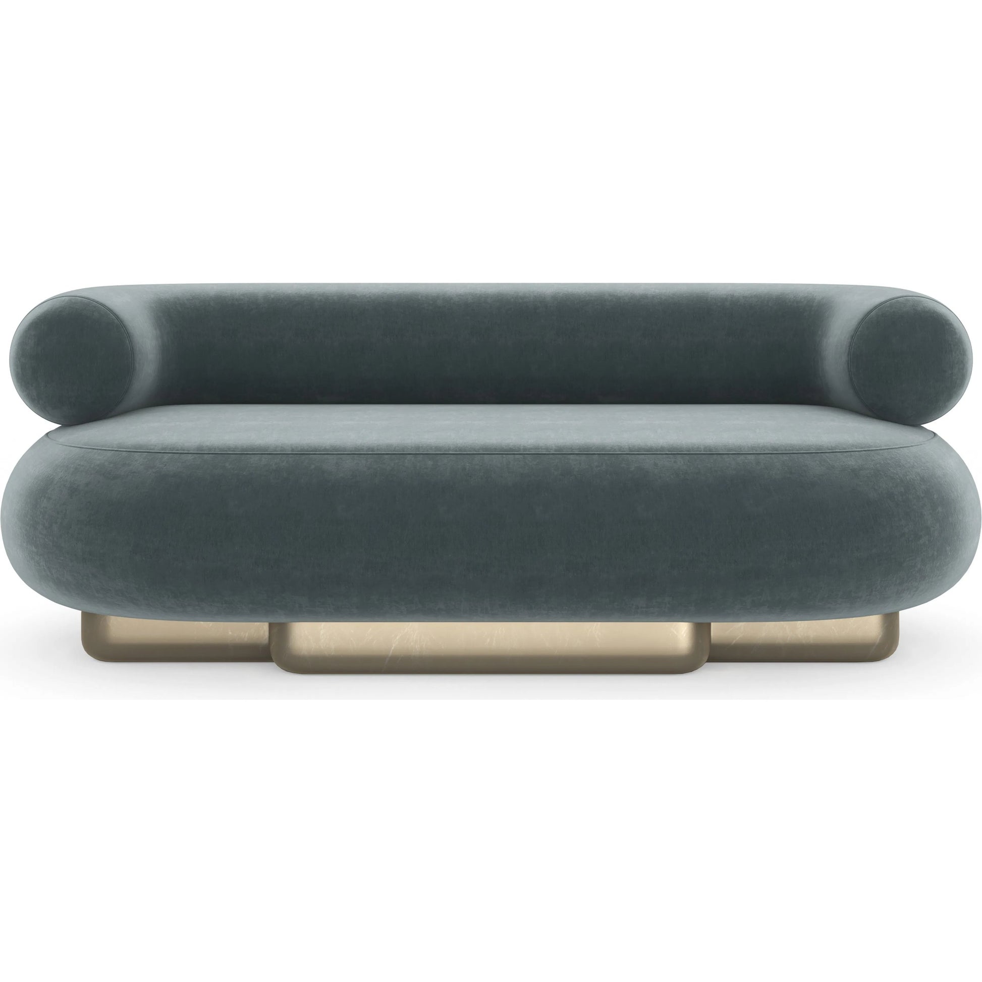 Lagoon Sofa by Caracole in peacock and oracle. Made from unique in a eclectic & global style.