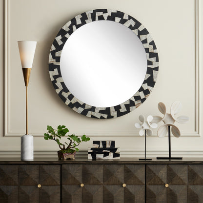 Martini Torchiere Table Lamp by Currey and Company in brushed brass, black. Made from metal, marble in a modern style.