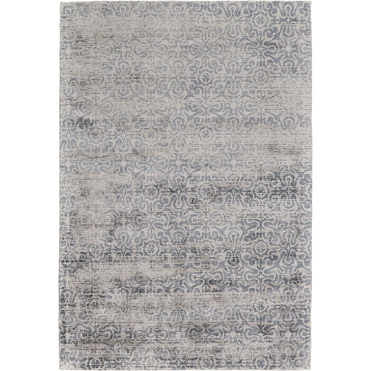 Nadia Transitional Rug - 8389F by Feizy in blue, gray, taupe. Made from viscose in a unique style.