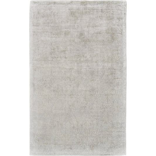 Nadia Transitional Solid Rug - 8573F by Feizy in ivory, gray, tan. Made from viscose in a unique style.