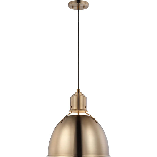 Huey One Light Medium Pendant by Visual Comfort & Co.. Made from steel in a transitional style.