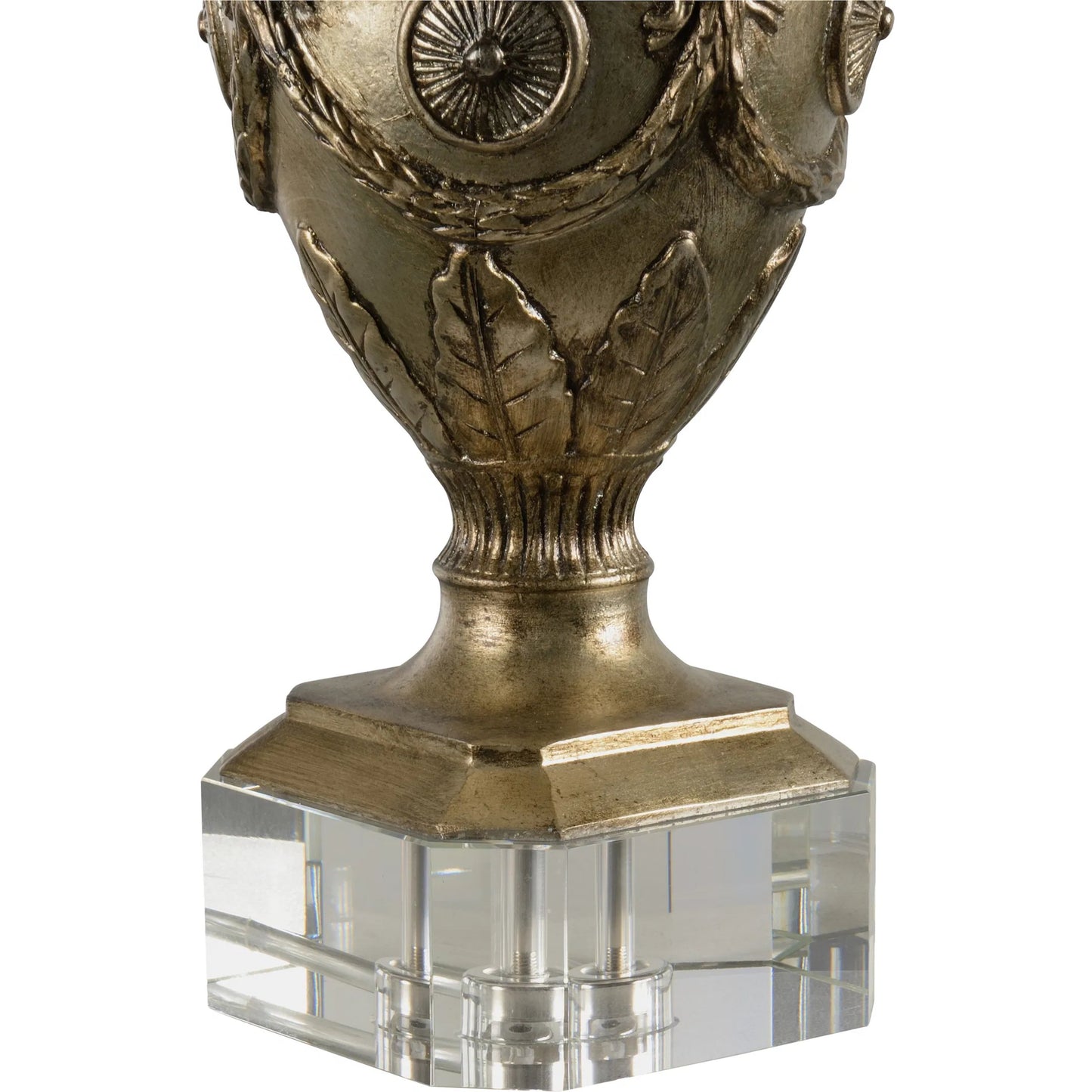 003 SR-384371 | Closeup | Athena Lamp by Wildwood in champagne, clear. Made from misc* in a traditional style.