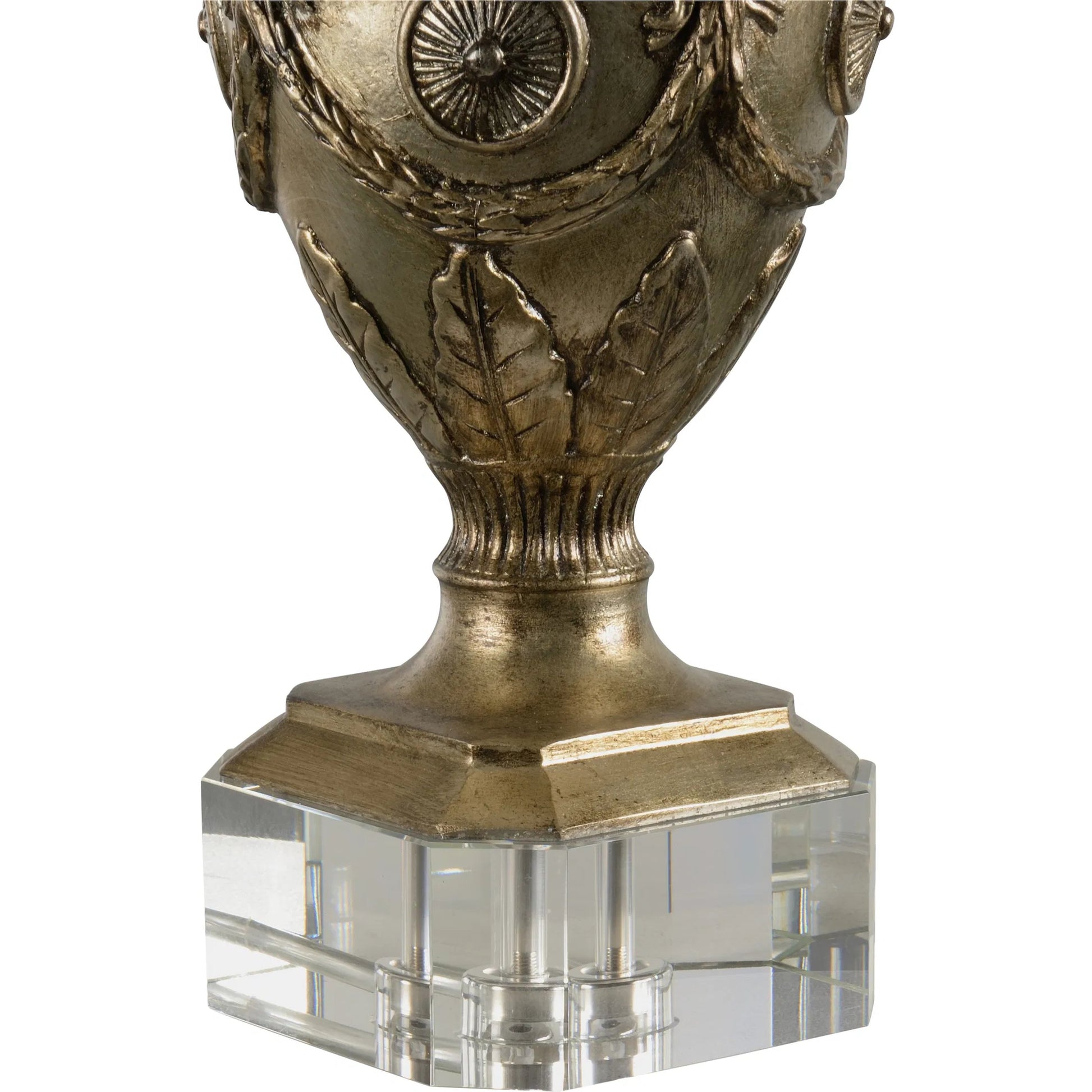 Athena Lamp by Wildwood in champagne, clear. Made from misc* in a traditional style.